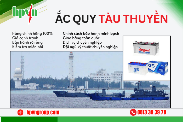 Ắc Quy Tàu Thuyền Chính Hãng Giá Tốt 2026