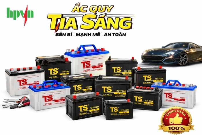 Các mẫu ắc quy Tia Sáng