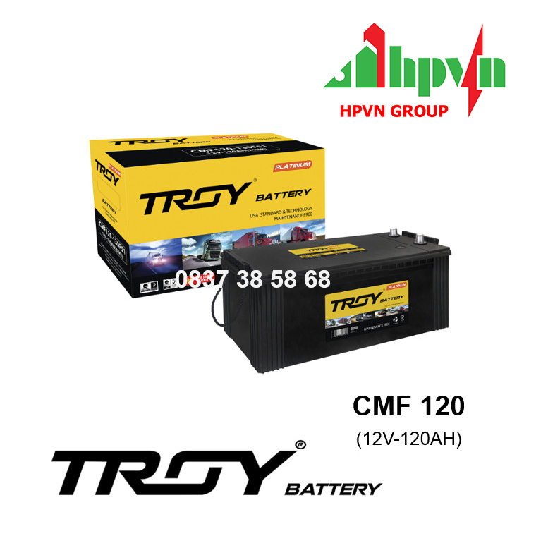 BÌNH ẮC QUY TROY CMF 120 (12V-120AH)