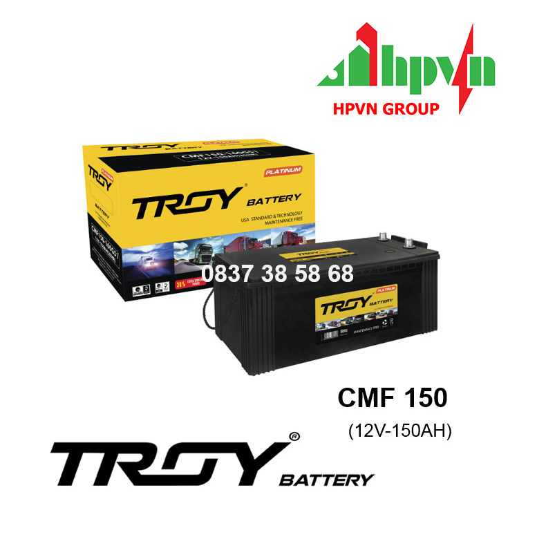 BÌNH ẮC QUY TROY CMF 150 (12V-150AH)