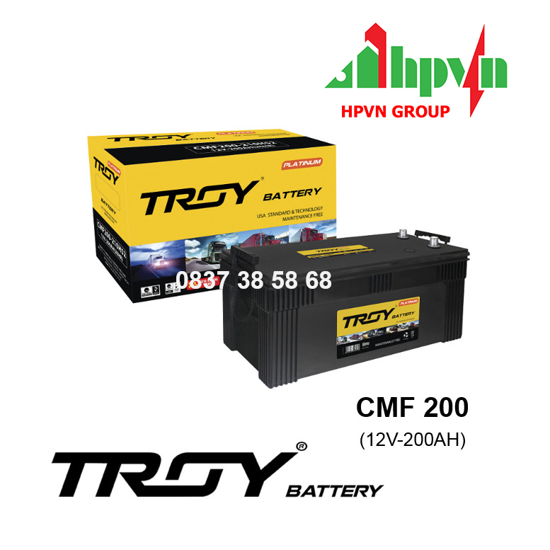 BÌNH ẮC QUY TROY CMF 200 (12V-200AH)