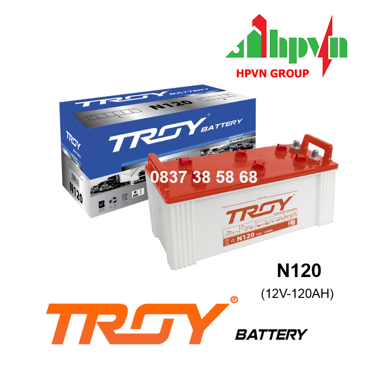  BÌNH ẮC QUY TROY N120 (12V-120AH)