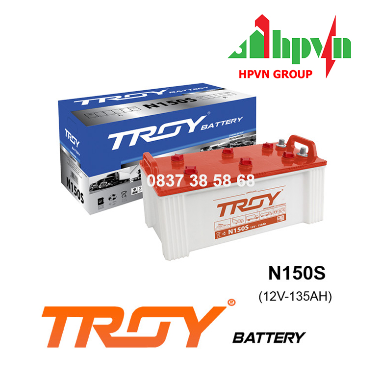 BÌNH  ẮC QUY TROY N150S (12V-135AH)