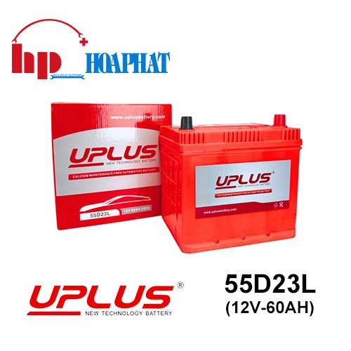 Ắc Quy Uplus 55D23L (12V-60Ah) 