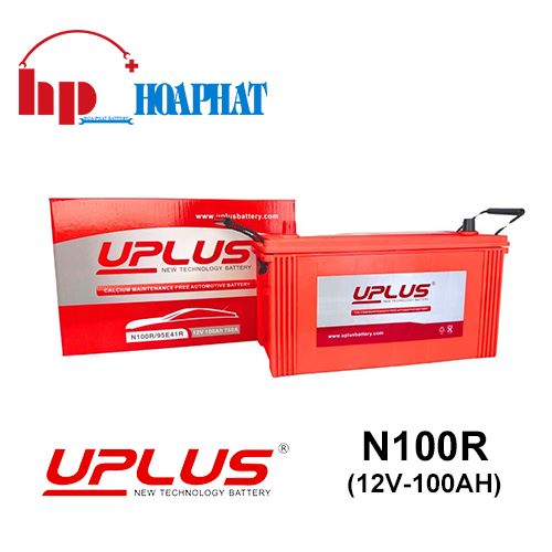 Ắc Quy Uplus N100R/95E41R (12V-100Ah) 