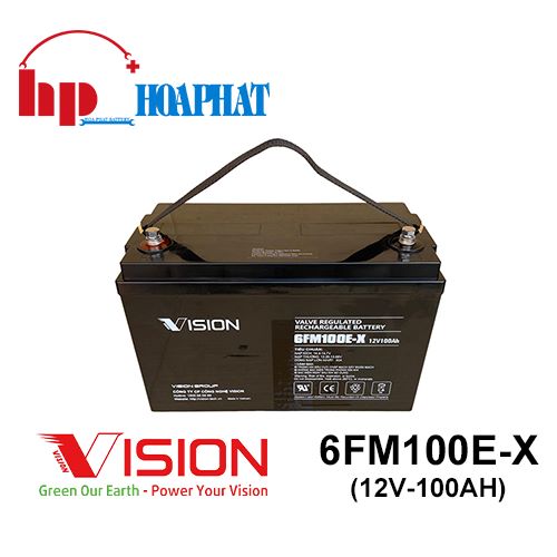 Ắc Quy Vision 6FM100E-X (12V-100Ah)