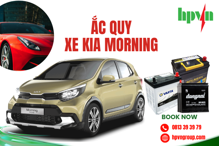 Xe Kia Morning dùng bình ắc quy loại nào 