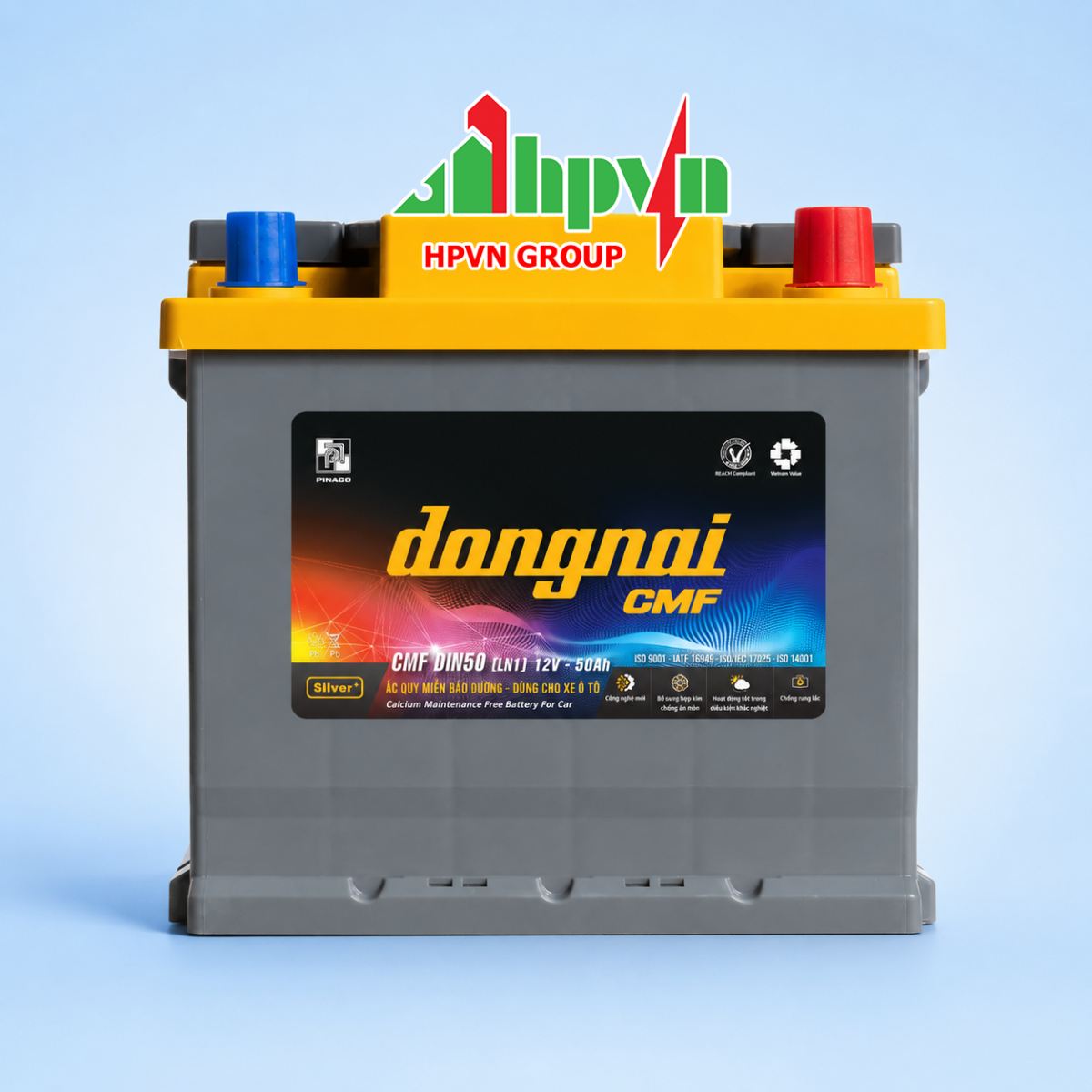 Đồng Nai / PINACO DIN50L 12V - 50Ah