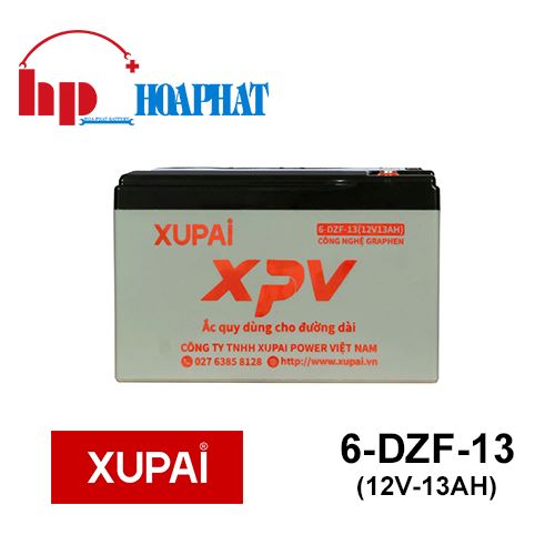 Ắc Quy Xupai XPV 6-DZF-13 (12V-13Ah)