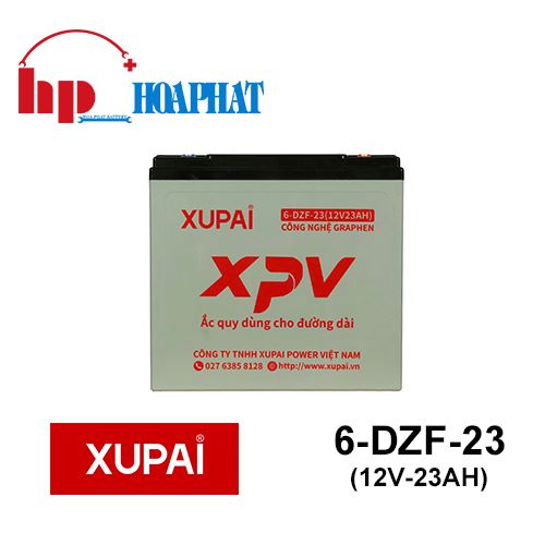 Ắc Quy Xupai XPV 6-DZF-23 (12V-23Ah)