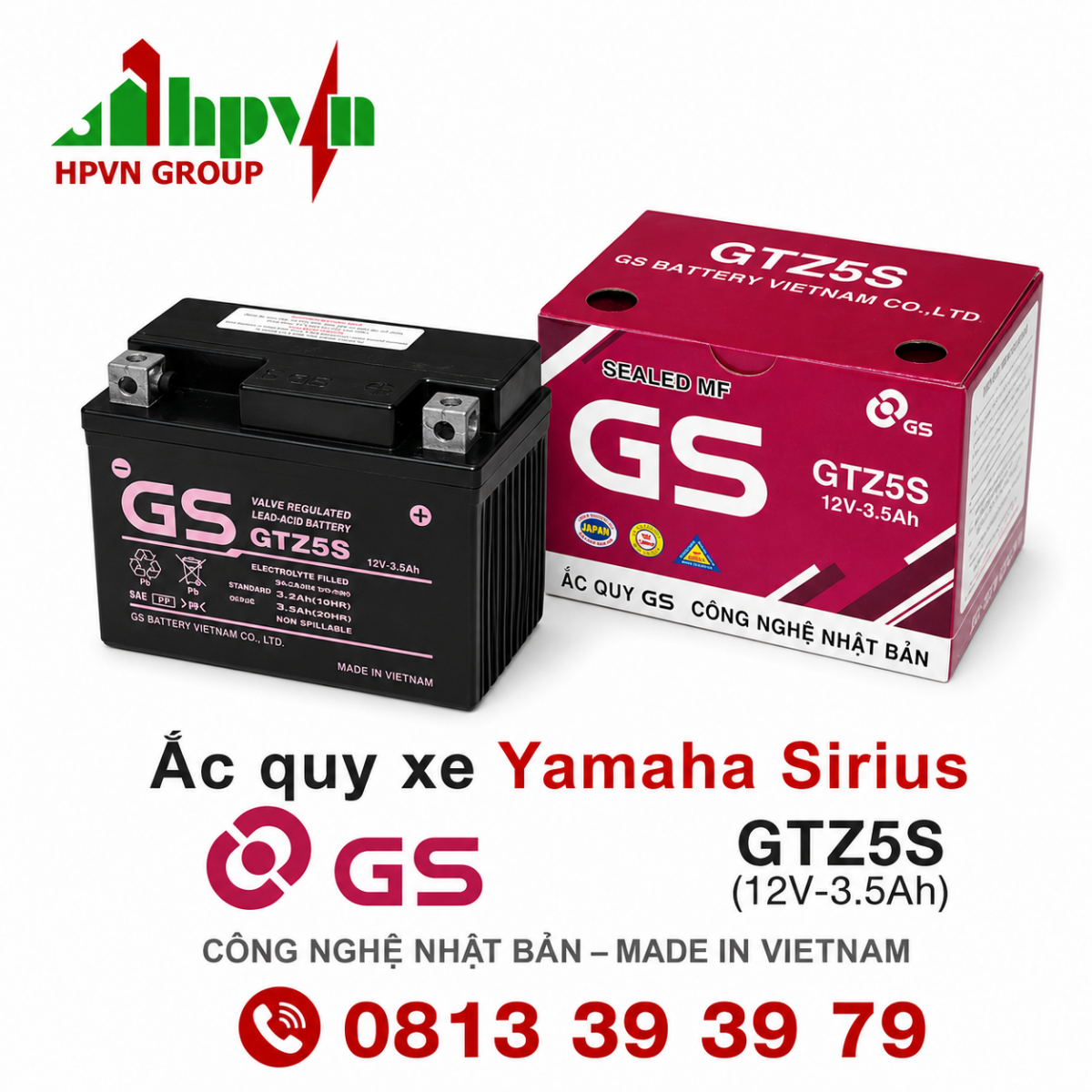 GS GTZ5S 12V-3.5Ah 
