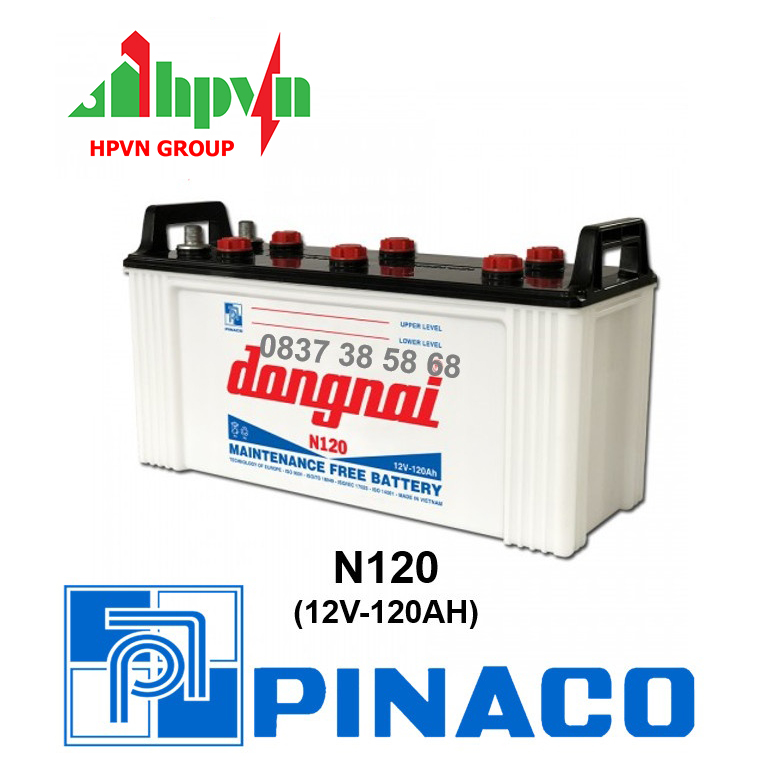 BÌNH ẮC QUY ĐỒNG NAI N120 (12V-120AH)