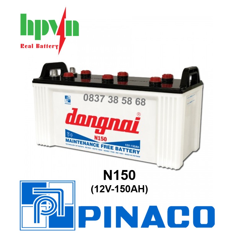 BÌNH ẮC QUY ĐỒNG NAI N150 (12V-150AH)