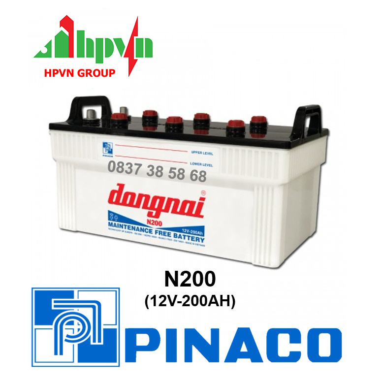 BÌNH ẮC QUY ĐỒNG NAI N200 (12V-200AH)