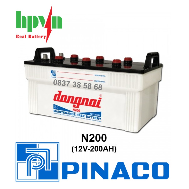 BÌNH ẮC QUY ĐỒNG NAI N200 (12V-200AH)