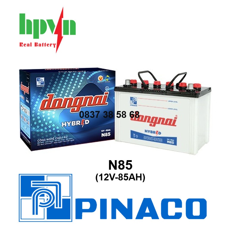 BÌNH ẮC QUY ĐỒNG NAI N85 (12V-85AH)