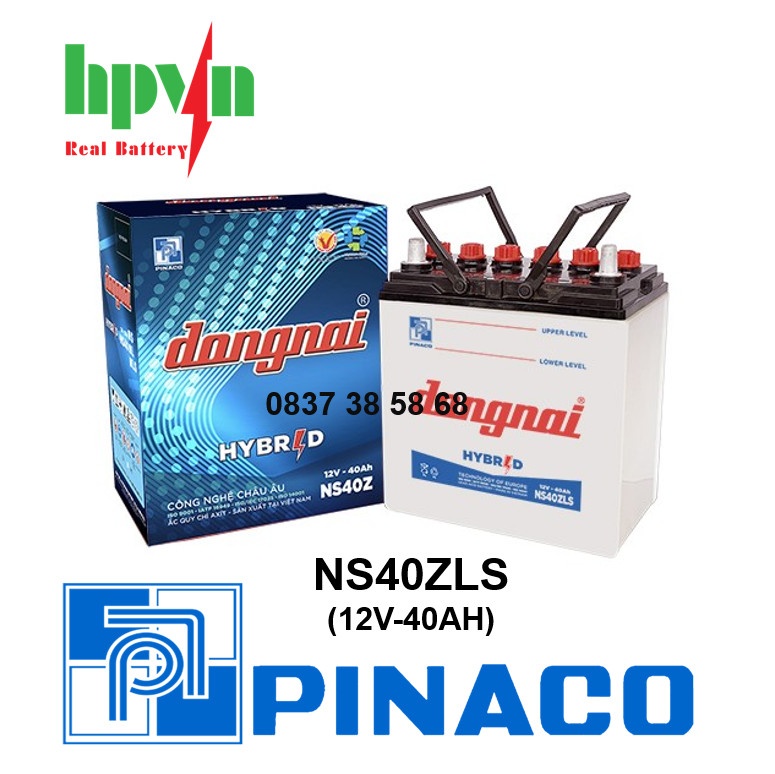 BÌNH ẮC QUY ĐỒNG NAI NS40ZLS (12V-40AH)