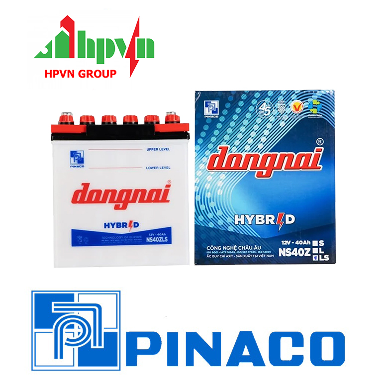 BÌNH ẮC QUY ĐỒNG NAI NS40ZL (12V-40AH)