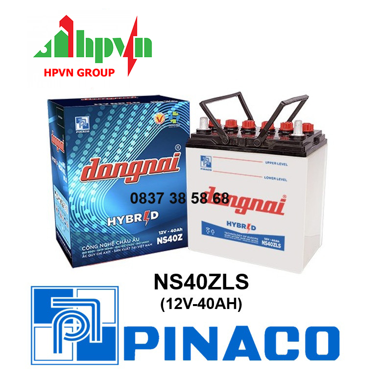 BÌNH ẮC QUY ĐỒNG NAI NS40ZLS (12V-40AH)