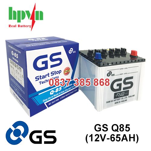 BÌNH ẮC QUY GS Q85 (12V-65AH)