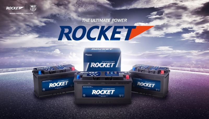 bình ắc quy Rocket chính hãng
