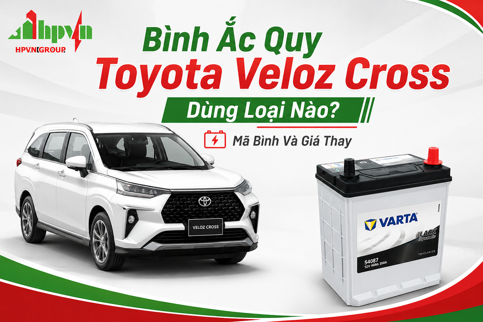 Bình Ắc Quy Cho Xe Toyota Veloz Cross: Mã Bình Và Giá Thay