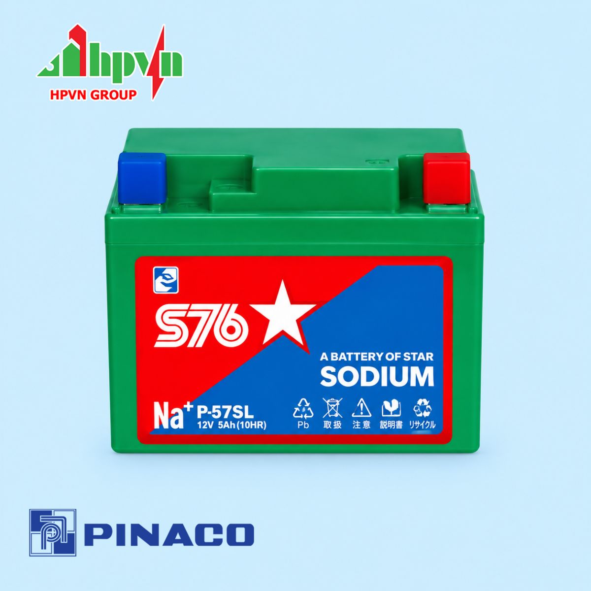 Bình ắc quy sodium Đống Nai S76