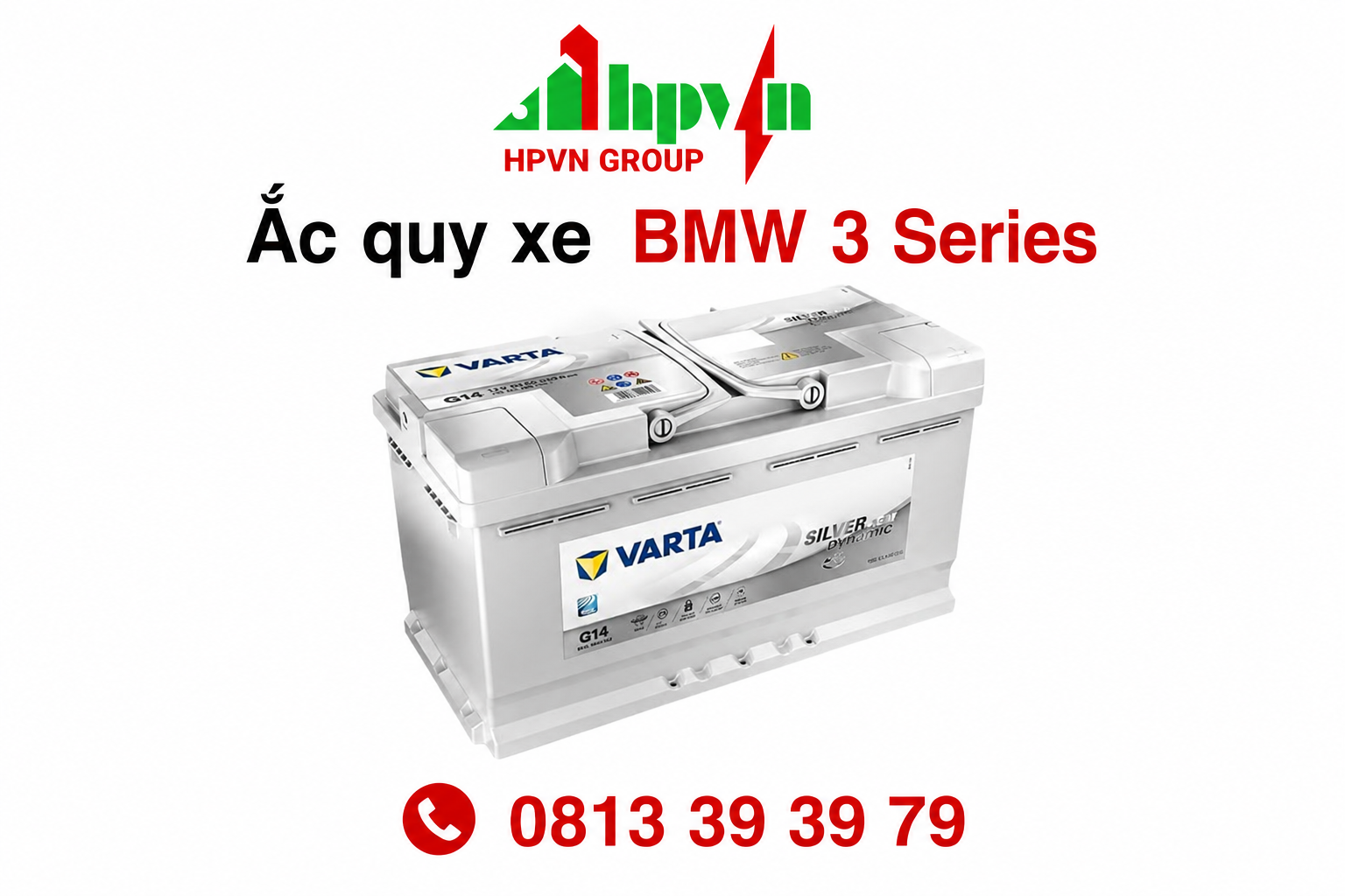 Bình ắc quy xe BMW 3 series 