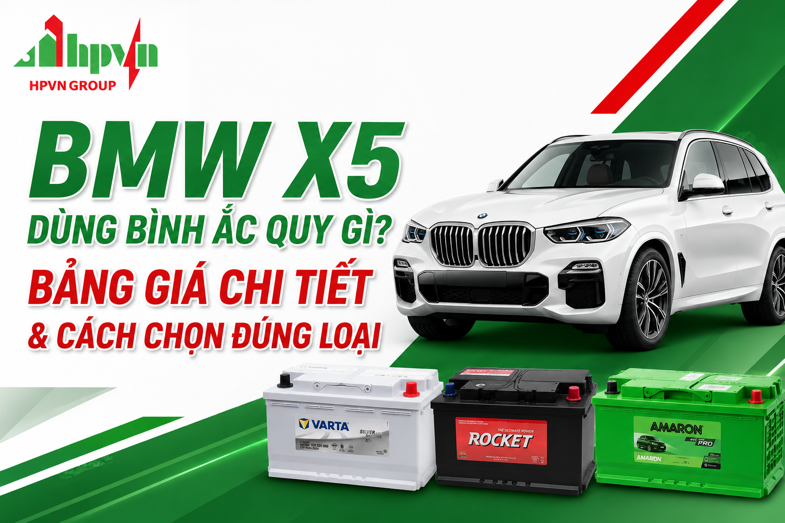 BMW X5 Dùng Bình Ắc Quy Gì? Bảng Giá Chi Tiết & Cách Chọn Đúng Loại