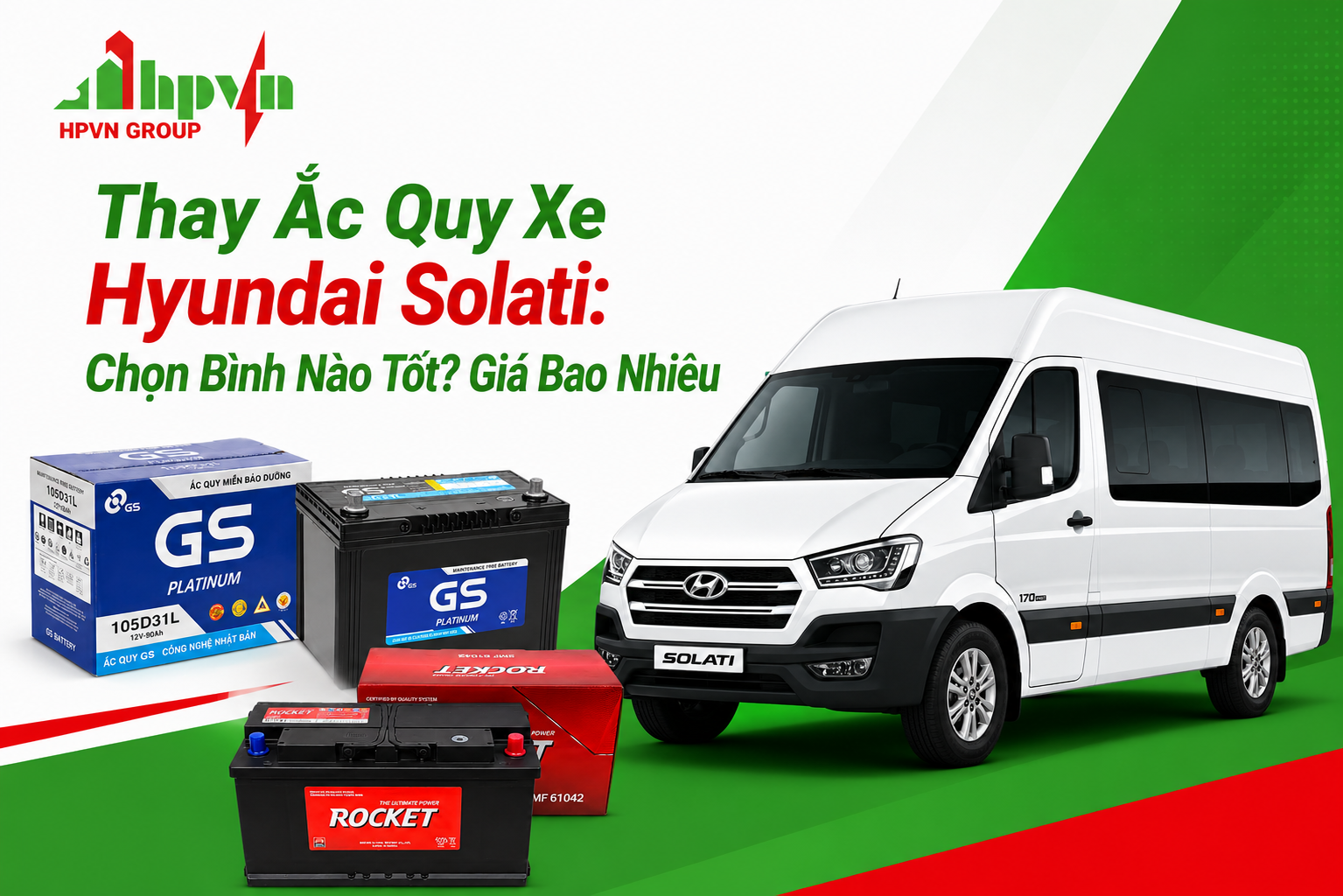 Thay Ắc Quy Xe Hyundai Solati: Chọn Bình Nào Tốt? Giá Bao Nhiêu