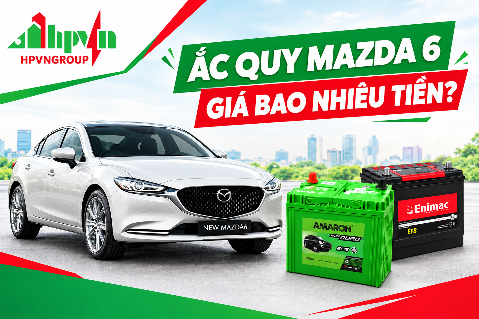 Ắc Quy Mazda 6 Giá Bao Nhiêu Tiền? Top Bình Q85 EFB Tốt Nhất Cho Xe i-Stop