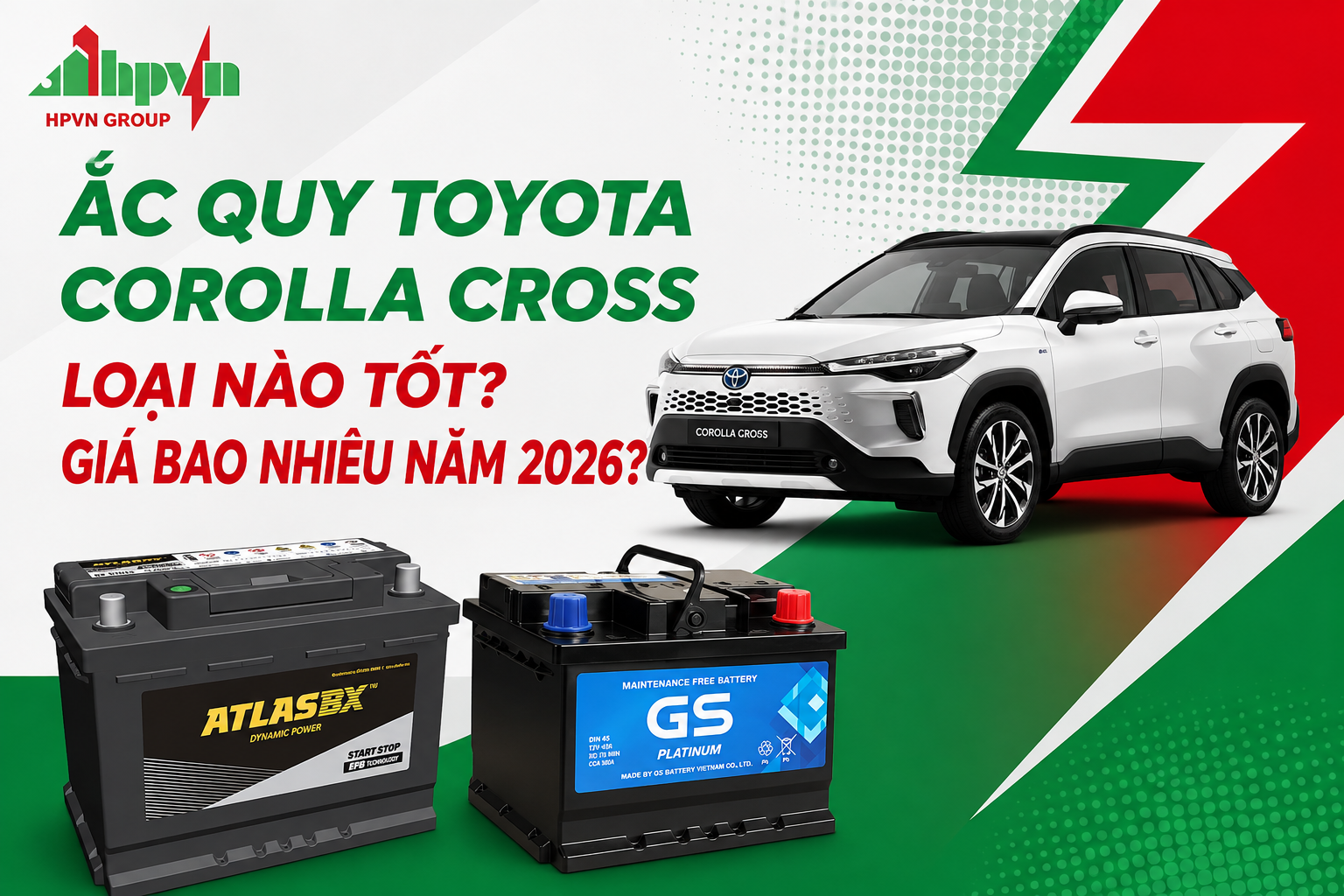 Ắc Quy Toyota Corolla Cross Loại Nào Tốt? Giá Bao Nhiêu Năm 2026?