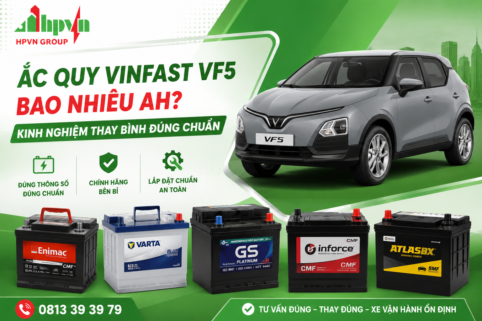 Xe VinFast VF5 Không Lên Điện? Có Thể Do Bình Ắc Quy 12V Bị Yếu