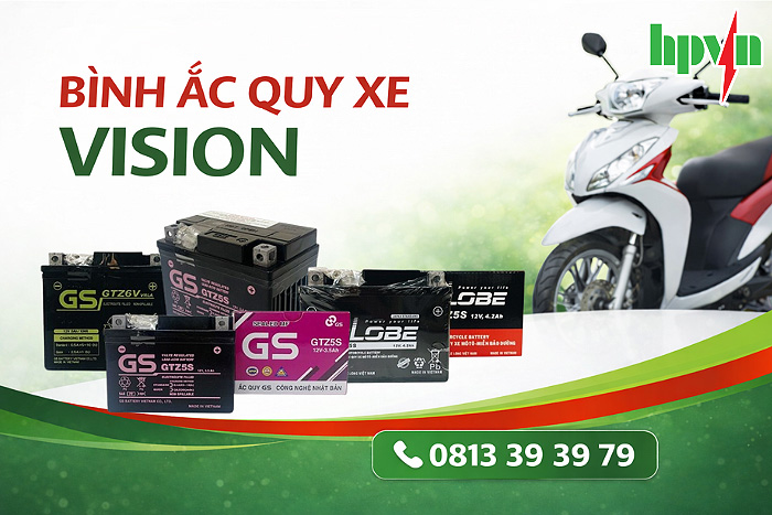 Thay bình ắc quy Xe Vision tại thành phố Hồ Chí Minh 