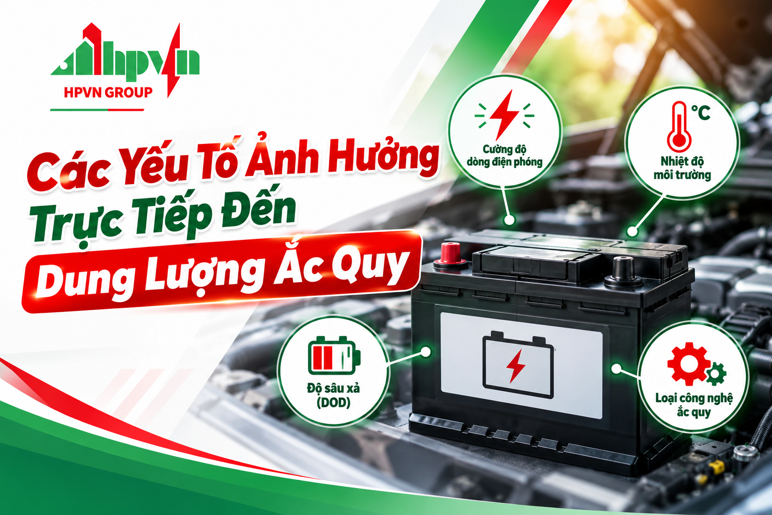 Các yếu tố ảnh hương đến bình ắc quy 