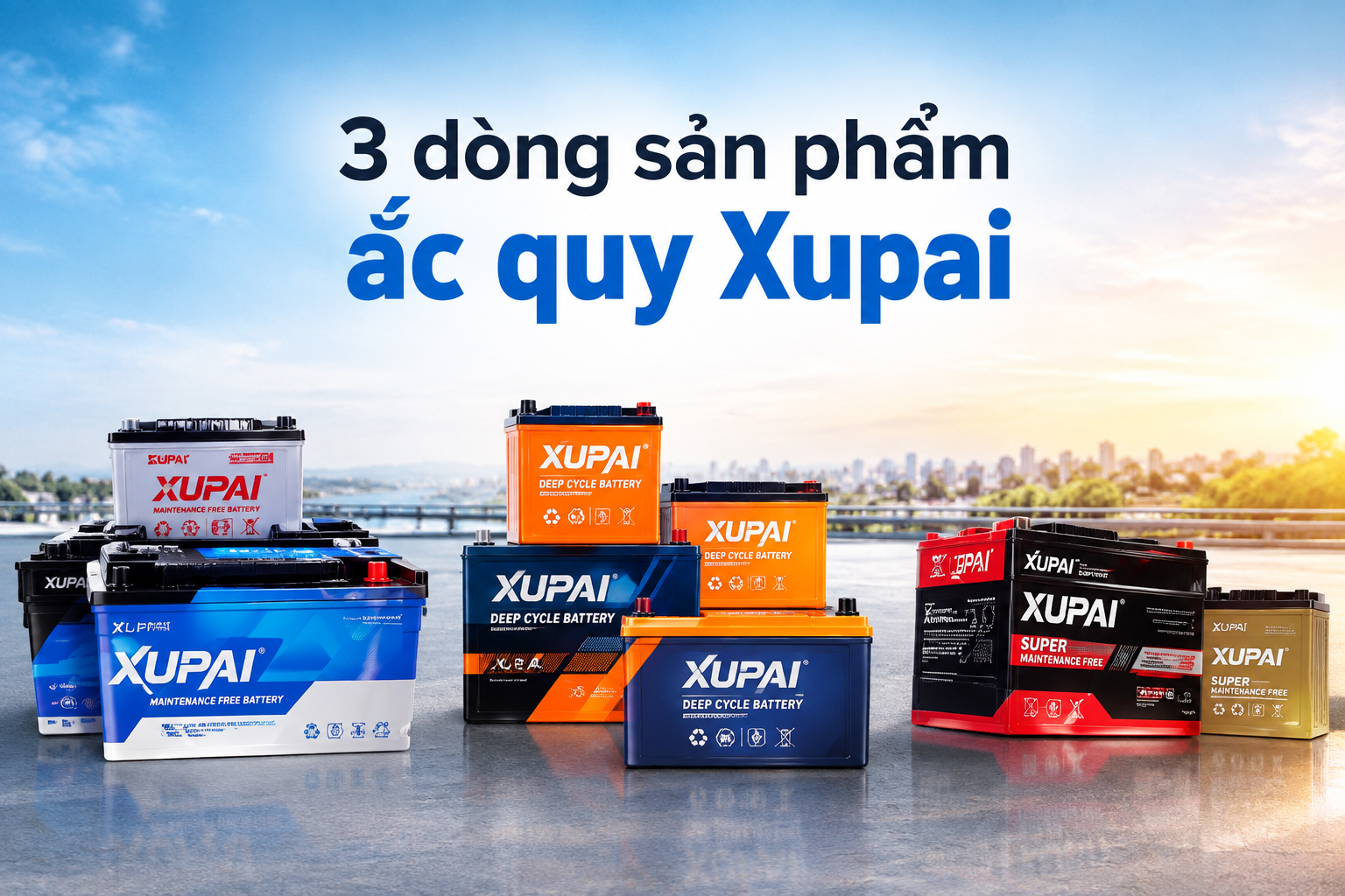 Các dòng sản phẩm ắc quy Trojan 