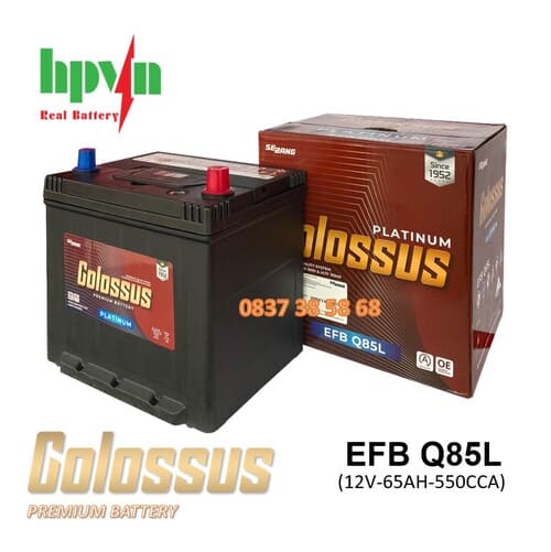 ẮC QUY COLOSSUS EFB Q85L (12V-65AH)