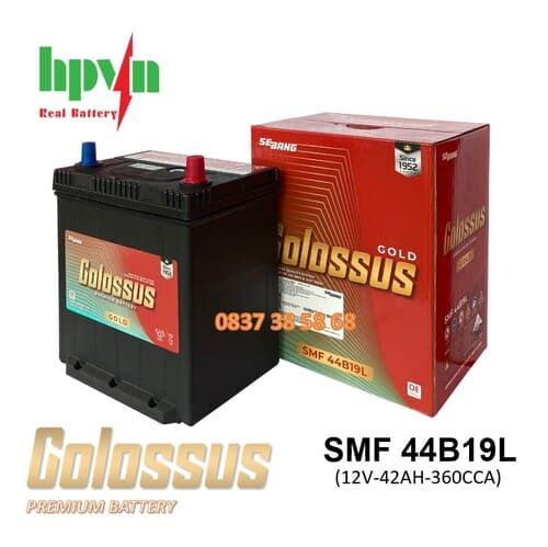 ẮC QUY COLOSSUS  SMF 44B19L (12V-42AH)