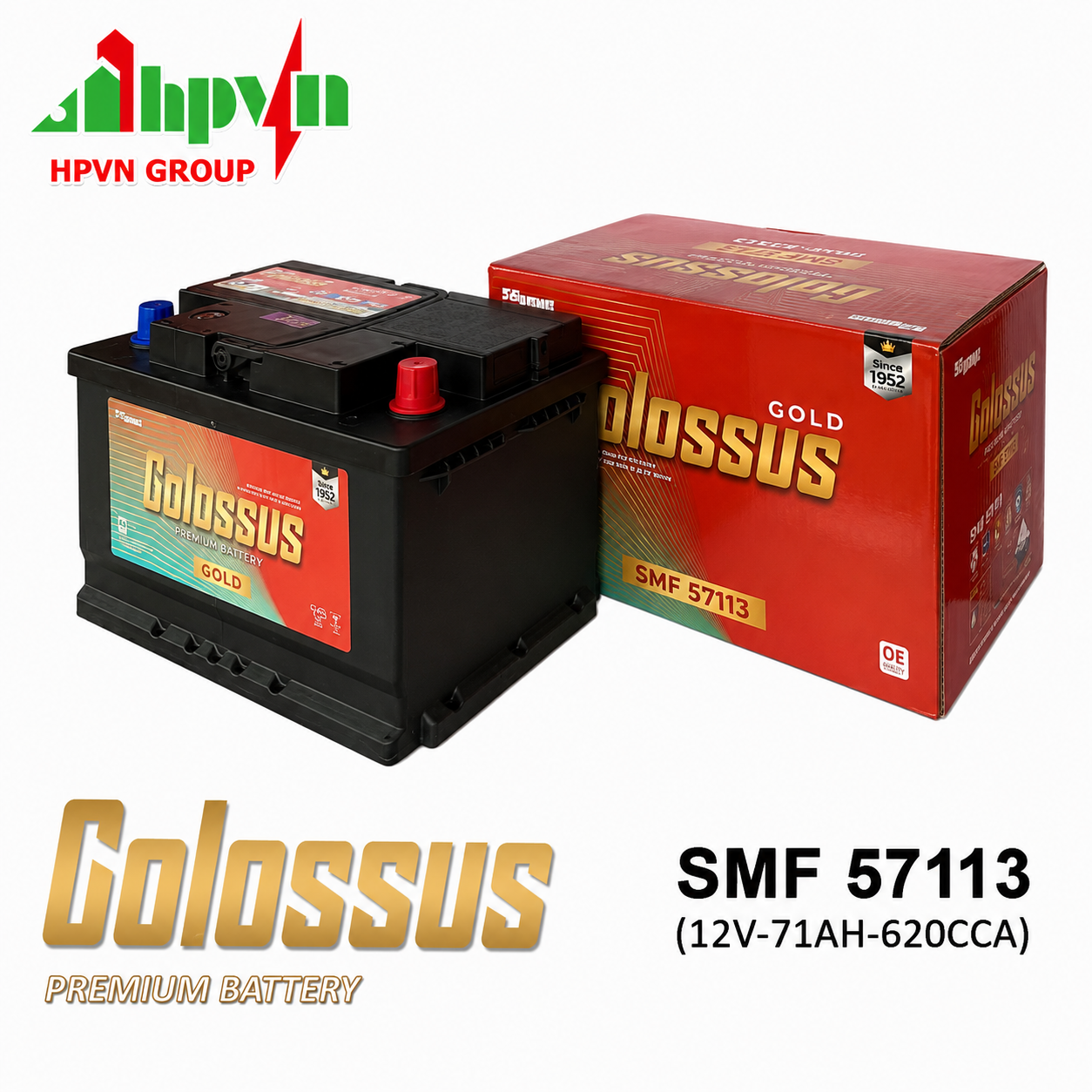 ẮC QUY COLOSSUS SMF 575113 (12V-71AH)