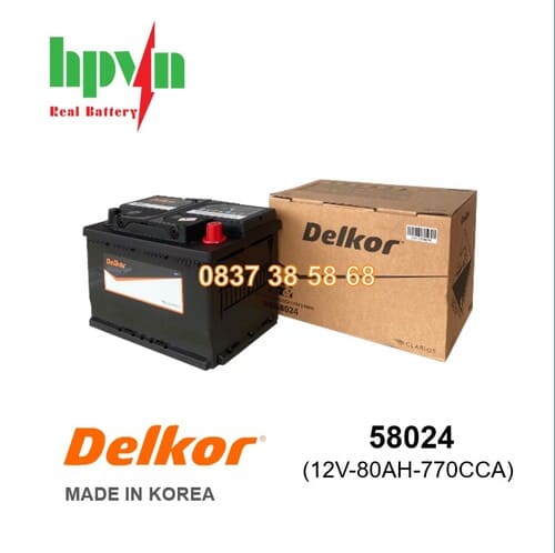 ẮC QUY DELKOR (12V-80AH)