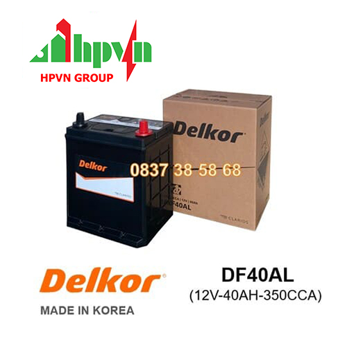 BÌNH ĂC QUY DELKOR DF40AL (12V-40AH)