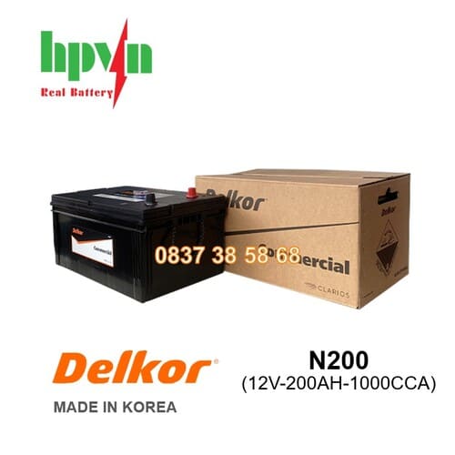 ẮC QUY DELKOR N200 (12V-200AH)