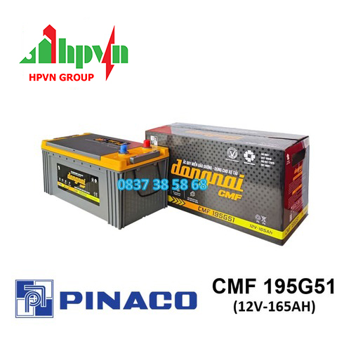 Bình Ắc Quy Đồng Nai CMF 195G51(12V - 165Ah)