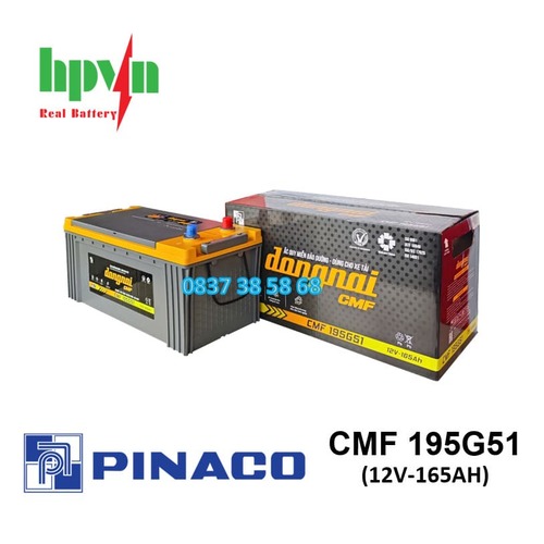 Bình Ắc Quy Đồng Nai CMF 195G51(12V - 165Ah)
