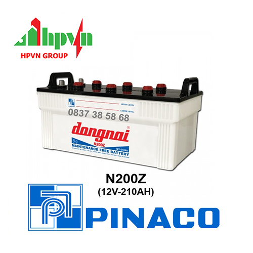 BÌNH ẮC QUY ĐỒNG NAI N200Z (12V-210AH)