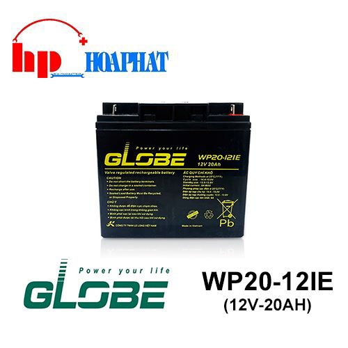 Ắc Quy Globe WP20-12IE (12V-20Ah) 