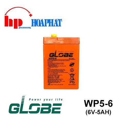 Ắc Quy Globe WP5-6 (6V-5Ah)