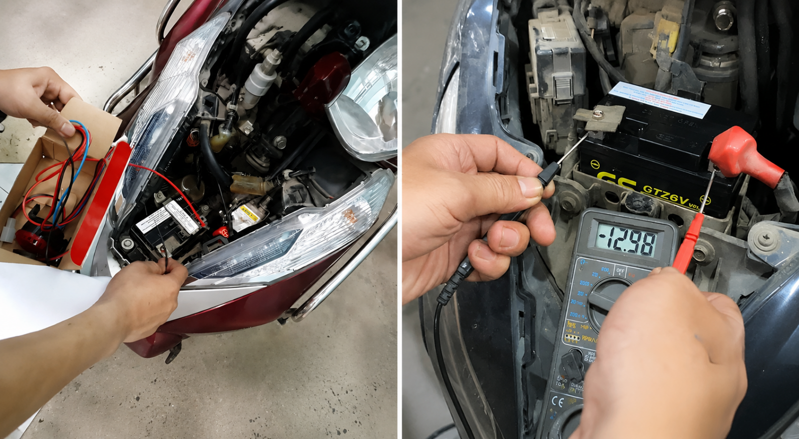 Khi nào cần thay bình ắc quy cho xe Honda Lead? 