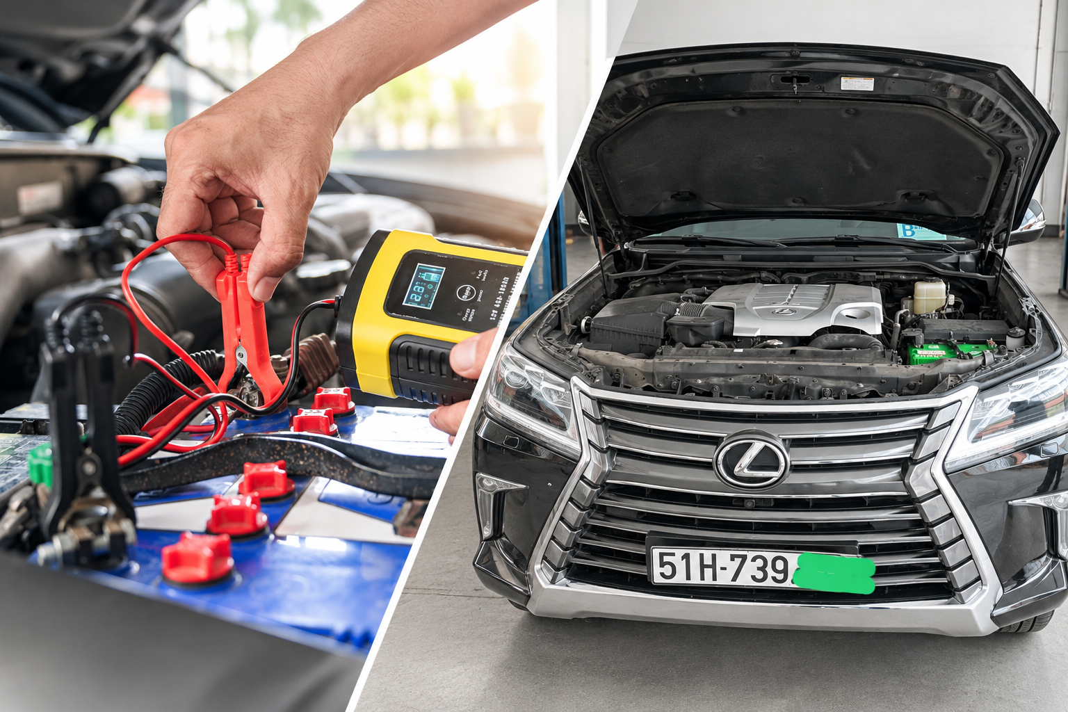 Khi nào cần thay bình ắc quy cho xe Lexus XG 460 