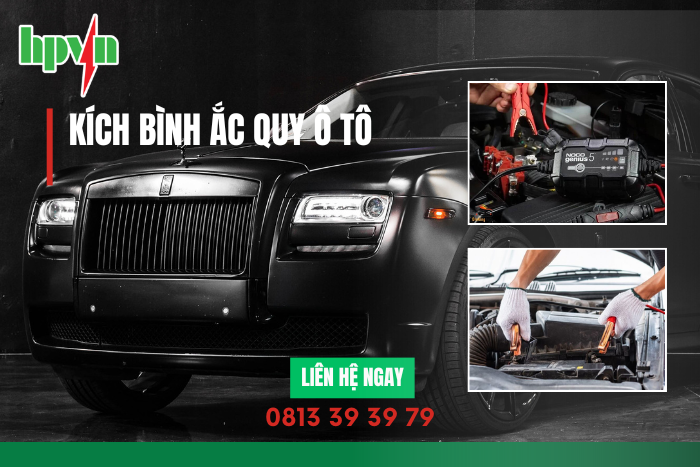 Dịch vụ câu, kích bình, cứu hộ ắc quy ô tô tại HPVN 